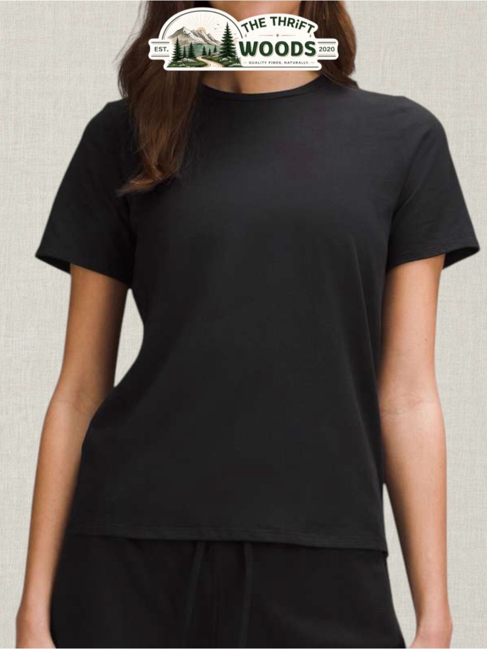 Lululemon Organic Cotton Straight-Hem
Crewneck T-Shirt